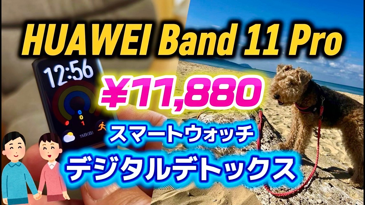 HUAWEI Band 11 Pro レビュー｜GPS内蔵スマートウォッチを釣りで使う